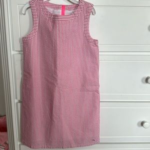 size 6 Vineyard Vines  Seersucker pink dress